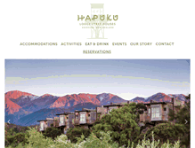 Tablet Screenshot of hapukulodge.com